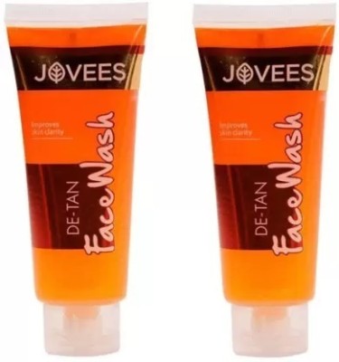 JOVEES De-Tan Pack of 2 Face Wash(50 ml)