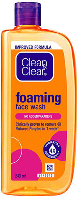 Clean & Clear Oil Free Foaming  Face Wash(240 ml)