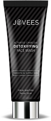 JOVEES Activated Charcoal Detoxifying Face wash, Face Wash(120 ml)