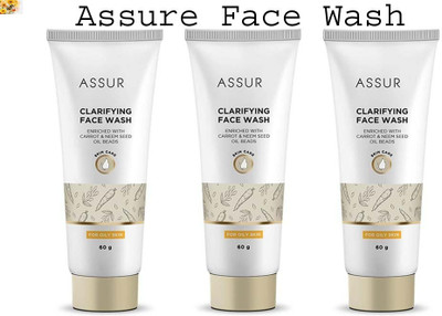 Rastic Assure CLARIFYING FACEWASH PACK OF 3 Lid-377 Face Wash(180 g)