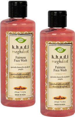 KHADI MEGHDOOT Fairness Facewash 210ml (Pack of 2) Face Wash(210 ml)