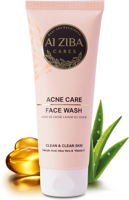 ALZIBA CARES Acne Control Clean & Clear Facewash with Salicylic Acid & Vitamin E - 100ML Face Wash(100 ml)