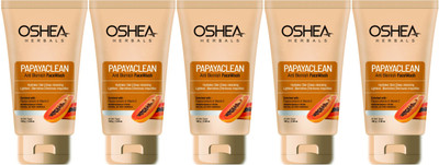 Oshea Herbals Papayaclean Anti Blemish  Pack of 5 x 150grams Face Wash(750 g)