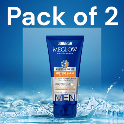 DOOMSDAY brightening men face wash 70 g pack of 2 Face Wash(140 g)