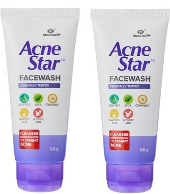 acnestar FACEWASH 50G 2PC Face Wash(100 g)