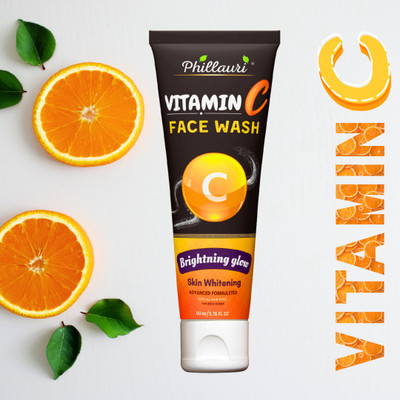 Phillauri Vitamin C Face wash For Cleanses skin gently(pack of 1) Face Wash(60 ml)