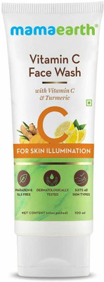 Mamaearth Vitamin C  for Skin Glow & Illumination With Turmeric Face Wash(100 ml)