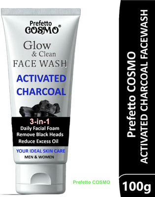 Prefetto COSMO Charcoal for Acne Prone Skin Face Wash(100 g)