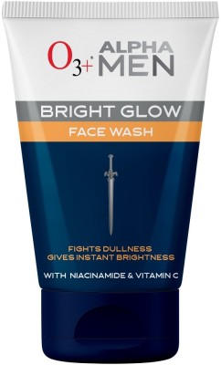 O3+ Alpha Men Bright Glow Daily Face wash For Instant Brightness Face Wash(100 ml)
