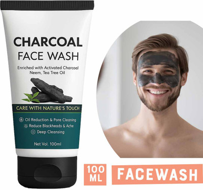 jaivikearth Charcoal  for Dry Skin – Hydrating Face Wash(100 ml)