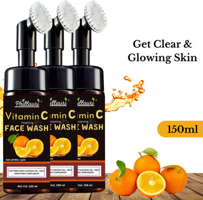 Phillauri Vita Glow Facial Cleanser your skin with the power of Vitamin C Face Wash(450 ml)