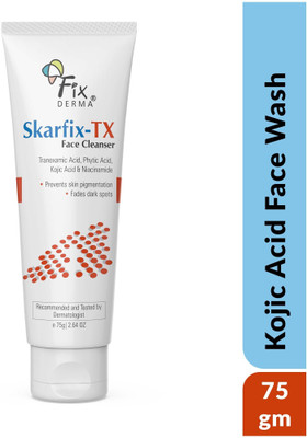 Fixderma Skarfix -TX Cleanser Kojic Acid Niacinamide  For Dark Spots Exfoliators Face Wash(75 g)