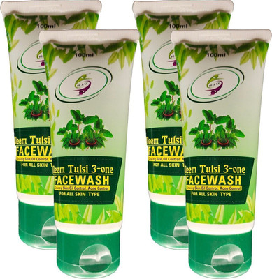 ME & EX Neem Tulsi 3 in 1  (Pack of 4) Face Wash(400 ml)