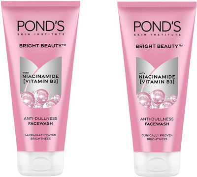 POND's Bright Beauty Spotless Glow Facewash with Vitamin B3 PACK OF 2 Face Wash(400 g)