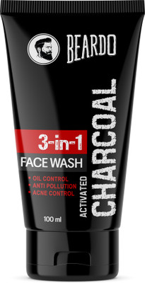 BEARDO Activated Charcoal Face Wash(100 ml)