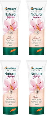 Himalaya Herbals NATURAL GLOW KESER FACE WASH 100 ML PACK OF 4 Face Wash(400 ml)