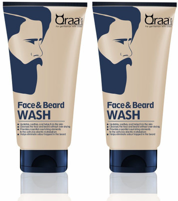 Qraa Men Face & Beard Wash Combo Face Wash(200 g)