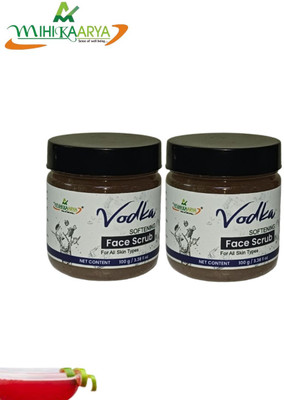 MIHIKAARYA Combo of Vodka Scrub (100ml+100ml) Face Wash(200 ml)