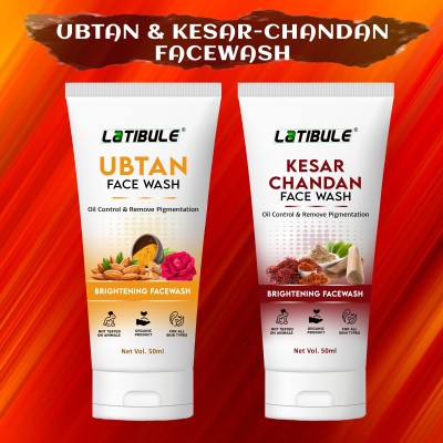 Latibule Ubtan & Kesar Chandan FaceWash Skin Brightening , Oil Control & Remove Pigmentation,spot Removal And Deep Cleansing, Blackhead RemoverRemover Face Wash(100 ml)