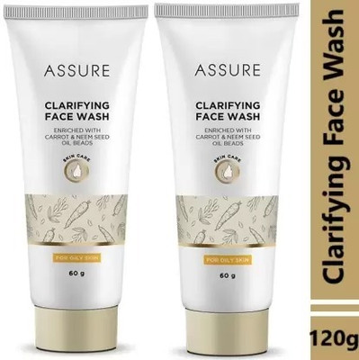 Rastic Assure Clarifying Innovative Neem seed and Carrot seed oil beads  Face Wash(120 g)