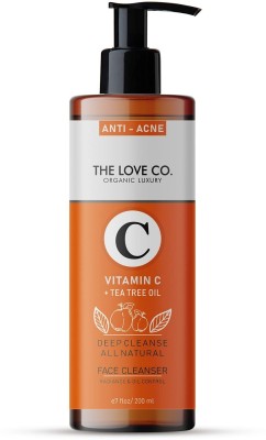 The Love Co. Vitamin C & Tea Tree Oil  - Foaming Cleanser Face Wash(110 ml)