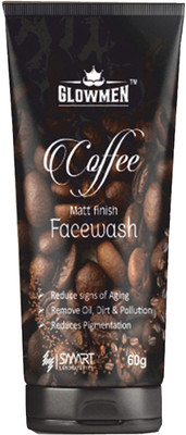 NG MART GLOWMEN COFFEE FACEWASH FOR REDUCE IMPURITIES & DUST , PIMPLES PACK OF - 1 Face Wash(60 g)