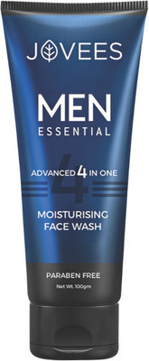 JOVEES Men moisturizing facewash 4 in 1 pack of 1 Face Wash(100 ml)