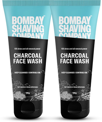BOMBAY SHAVING COMPANY Pollution and Oil Control with Bamboo Charcoal | Gives Glowing Skin for Men Face Wash(200 g)