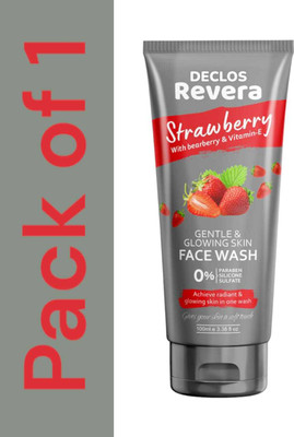 DECLOS revera strawberry with bearberry and vitamin e Face Wash(100 g)