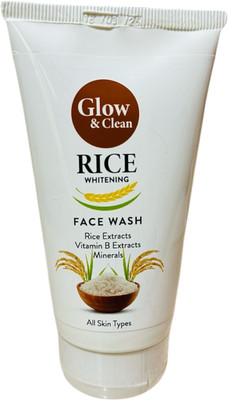 WIKI GLOW AND CLEAN RICE FACEWASH VITAMIN B EXTRACT MINERALS Face Wash(100 g)