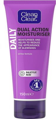 Clean & Clear Daily Dual Action Moisturiser - 150ml Face Wash(150 ml)