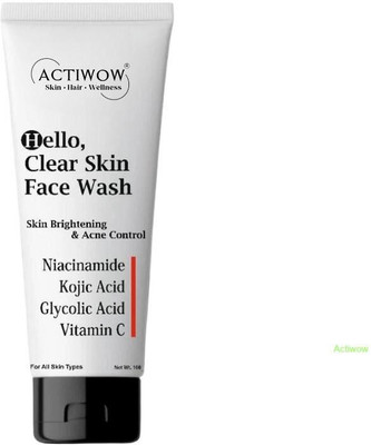 ACTIWOW Hello  Herbal Daily Glow Foam for Men & Women Face Wash(100 ml)