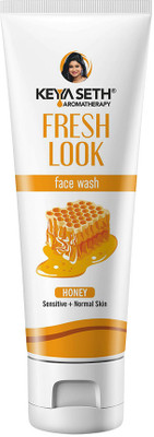 KEYA SETH AROMATHERAPY Fresh Look Honey Gel  Refreshing Foaming Soothes Inflamed Skin Enriched with Honey & Pure Essential Oil For All Skin Type, 100ml Face Wash(100 ml)