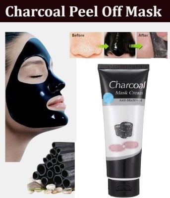 Latixmat Charcoal Peel off Mask For Women & men Black heads removal Peel off Mask(130 ml)