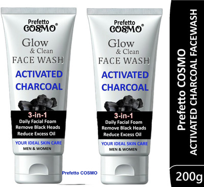 Prefetto COSMO Charcoal for Sensitive Skin Face Wash(200 g)