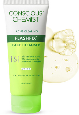 Conscious Chemist Salicylic Acid  | Oily & Acne Skin | Unclogs Pores & Reduces Oil Face Wash(100 ml)
