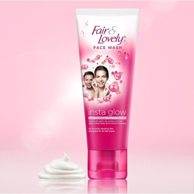 Fair & Lovely Instant Glow  with Fairness 100ML Face Wash(100 ml)