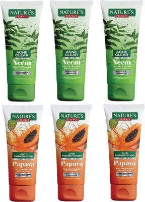 Nature's Essence NEW PAPAYA F.W+NEEM F.W Face Wash(300 g)