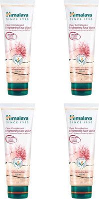 HIMALAYA clear complexion brightening face wash 100ml pack of 4 Face Wash(400 ml)