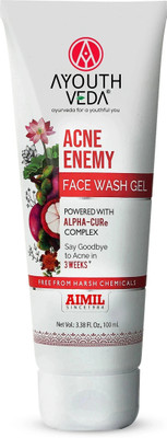 Ayouthveda Acne Enemy  | Removes Surface Bacteria, Impurities & Reduce Pimples Face Wash(100 ml)