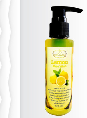 Pihaaru Herbal Lemon  | Pore Cleansing & Oil Control – 100ml/ Face Wash(100 ml)