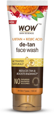 WOW SKIN SCIENCE Ubtan  For Oily - Tan Removal and Brightening Face Wash(100 ml)