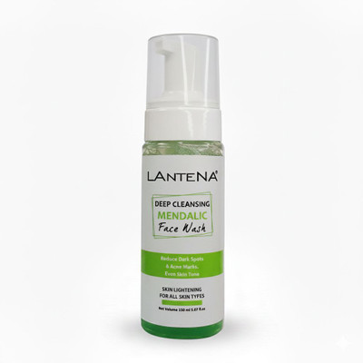 LANTENA Mendalic deep cleansing foaming face wash, sulphate & paraben free, reduce dark spots & acne marks controls oily skin 150ml Face Wash(150 ml)