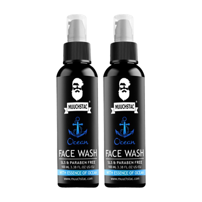 MUUCHSTAC Ocean for Men, Fights Acne & Pimple, Brighten Skin, All Skin Types Face Wash(200 ml)