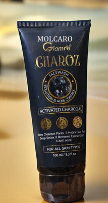 MOLCARO CHAROZ ACTIVE CHARCOAL FACE WASH PACK OF 1 Face Wash(100 ml)