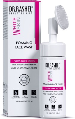 DR.RASHEL White Skin Foaming FaceWash Which Fades Dark Spots ,For Pure White Complexion Face Wash(150 ml)