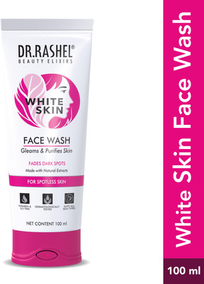 DR.RASHEL White Skin with Arbutin & Niacinamide for Even Tone & Radiance | All Skin Types Face Wash(100 ml)