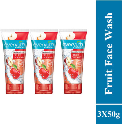 Everyuth Naturals Moisturizing Fruit  (3X50g) Face Wash(150 g)