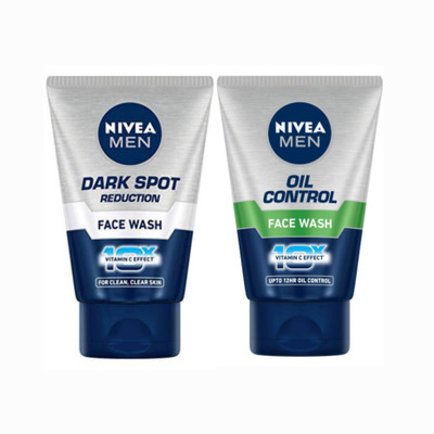 NIVEA Dark Spot 100ml & Oil Control 100ml Facewash Set of 2 Face Wash(200 g)