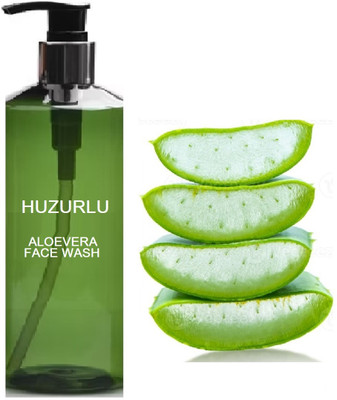 HUZURLU Aloevera -Pack of 1  Face Wash(200 ml)